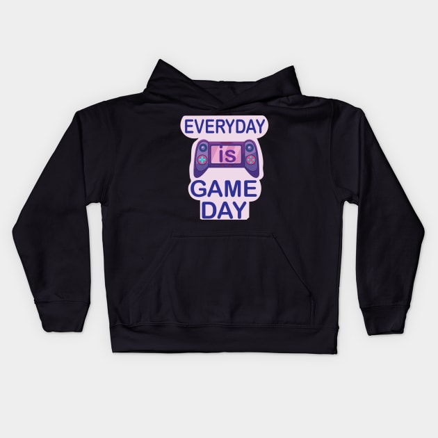 Everyday is Game Day Joystick Design for kids Kids Hoodie by ArtoBagsPlus